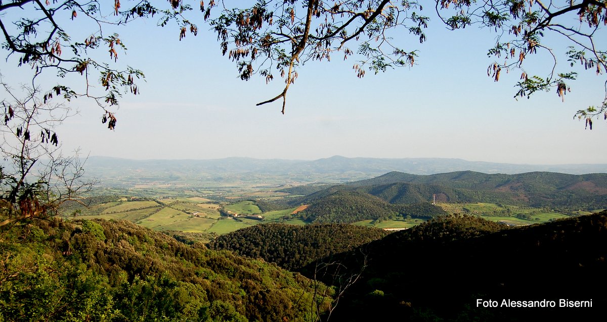 Montorsaio, vista sulla Maremma