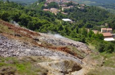 Monterotondo marittimo dal parco delle Biancane