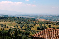 Vista sulla Maremma Toscana dal borgo di Montiano